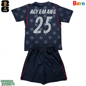 Forente stater Patrick Agyemang #25 Replika Babytøj Udebanesæt Børn VM 2026 Kortærmet (+ Korte bukser)